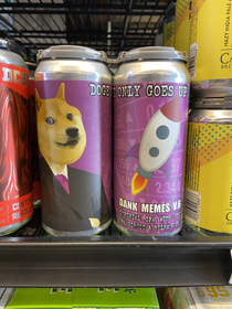 Spotted this doge craft beer yesterday 