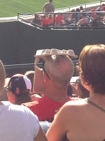Spotted this guy at the ballgame in Anaheim