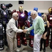 Stan Lee making a cameo appearance in his own life