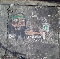 Starbucks Jesus