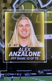 Starting at LB for the Elves of Middle Earth is Anzalone