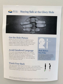 Staying Safe at the Glory Hole