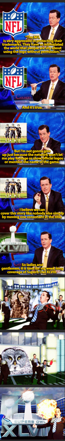 Stephen Colbert avoids being sued by the NFL