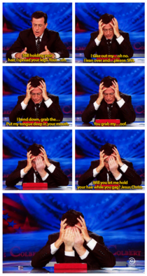 Stephen Colbert reading Anthony Weiners sext messages