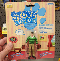 Steve came back 