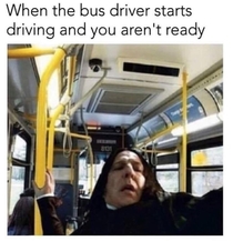 Still gotta thank the bus driver