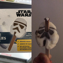 Stormtrooper ice lolly