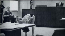 Stripper in FLA showing judge that her panties covered her genitalia and that she wasnt guilty of exposing herself to the police that arrested her Case dismissed