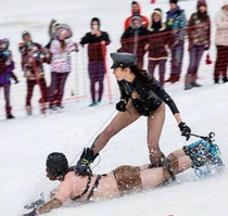 Strongly hoping Dominatrix Downhill is gonna be a part of the Beijing Winter Olympics 