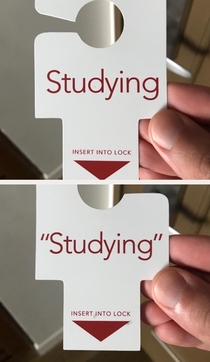 Studying vs Studying