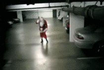 Stumbling Santa