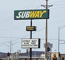 Subway has steeped low