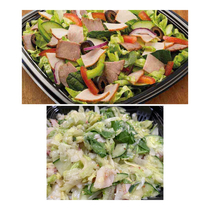 Subway salad What I ordered vs what I got