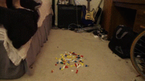 Suicide by legos Man attempts to take his own life 