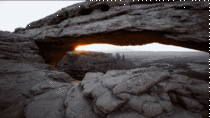 Sunrise Mesa Arch Canyonlands National Park