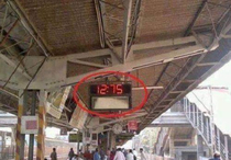 Super Clock at Railway Station