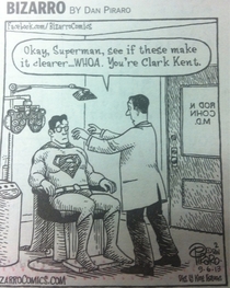 Supermans eye exam