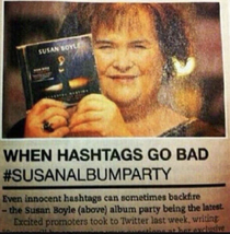 Susan Boyle stay of Twitter 