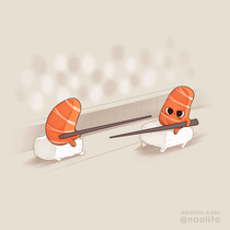 Sushi jousting