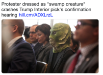 Swamp Creature Crashes Confirmation Hearing