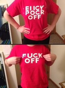 T-Shirt that allows you to say what you really feel