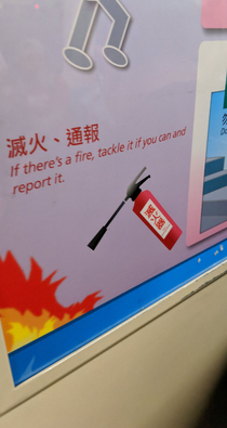 Tackle the fire