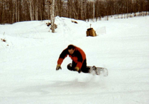 Take a picture of me stopping My dads second day learning to snowboard in the late s This will forever be my favorite picture of him