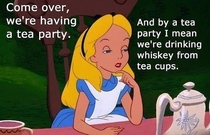 Tea party for grown ups