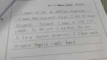 Teaching English in Japan and this kids dream is just so damn wholesome