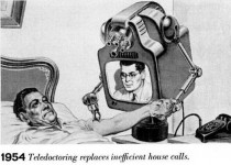 Teledoctoring replaces inefficient house calls