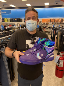 Tell Thanos I found his shoes at Ross today
