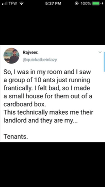 Tenants get it haha