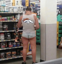 Terrible fashion sense No one should wear Broncos gear in public