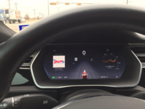 Tesla Christmas Eve Update introduced Santa Mode - car becomes a sleigh other cars on the road are reindeer and turn signals are sleigh bells