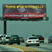 Text while driving