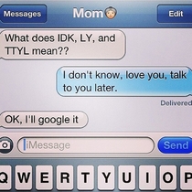 texting with Mom