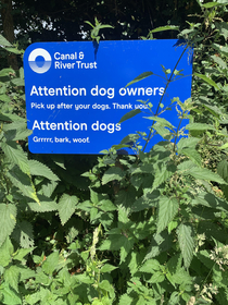 Thank God they put it twice or my dog would have been very confused