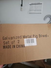 Thank God theyre galvanized this time
