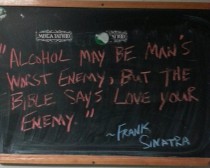 Thank you Frank Sinatra