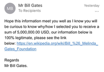 Thank you Mr Bill Gates very cool
