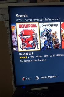 Thanks Amazon for the accurate description of deadpool  I had no idea