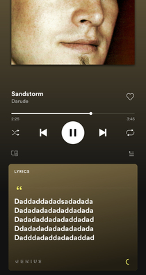 Thanks Spotify very cool