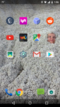 That guy-in-cotton picture made an unusually excellent phone background