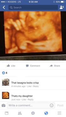 That lasagna looks crisp