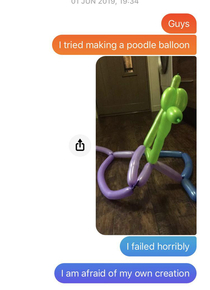 That one time I tried making balloon animals