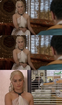 That time when Daenerys was so unimpressed she looked directly into the camera like she was on an episode of The Office