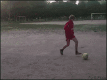 Thats some football skill