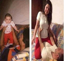 The absolute worst way to recreate a family photo