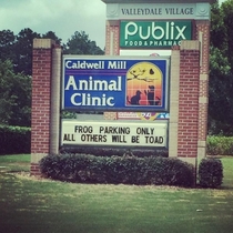 The animal clinic is at it again