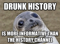 the awkward realization after watching both comedy central and the history channel